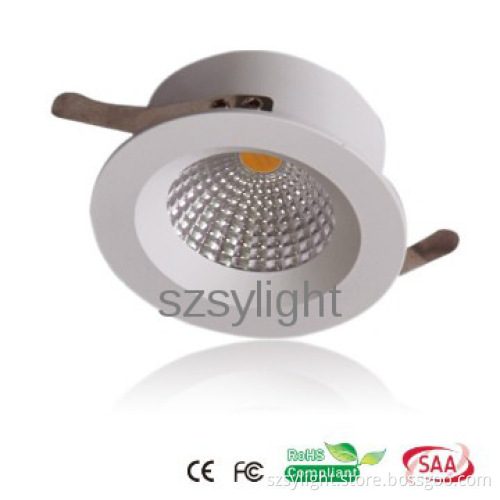 7W round led downlight smd cree chip CE ROHS SAA certification